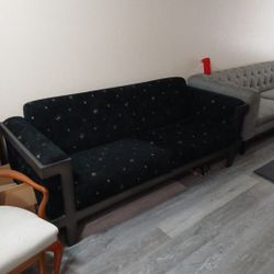 Solid Metal Frame 3 Person Sofa Comfotable And Clean