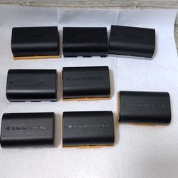 Eight LP-E6 batteries pack Canon Cannon EOS EF R5 R6 R7 R8...