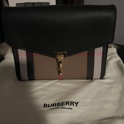 Burberry Macken Leather Cross Body bag