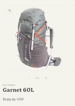 New Big Agnes Backpack