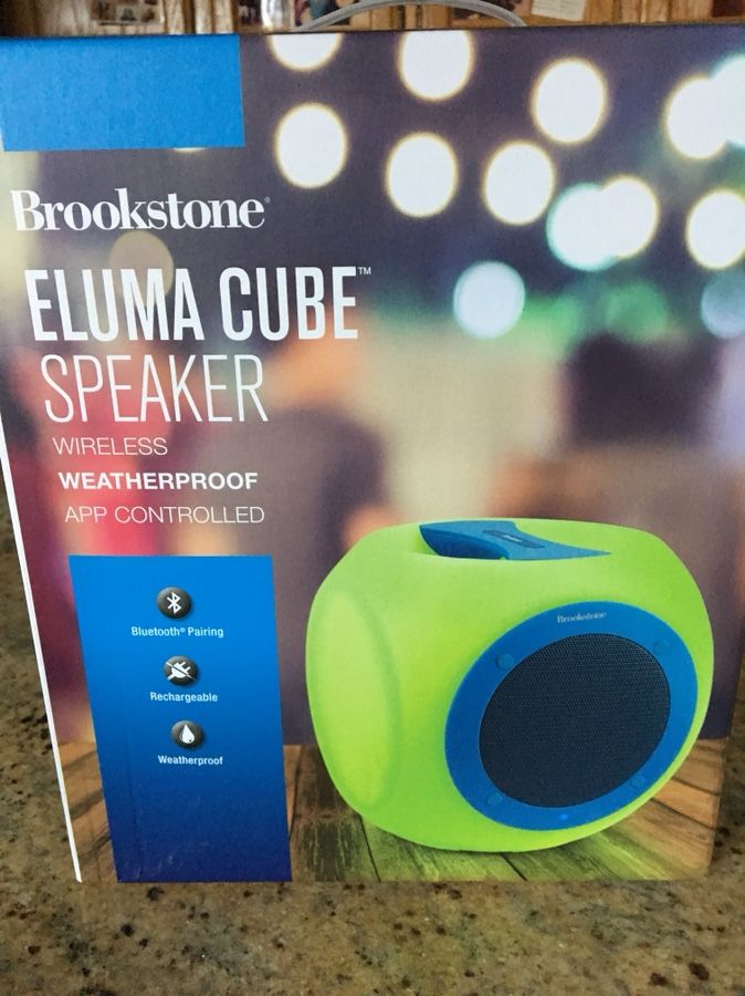 Brookstone Eluma Cube Speaker