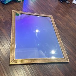 Gold Trim Mirror 