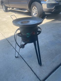 Single burner propane stand