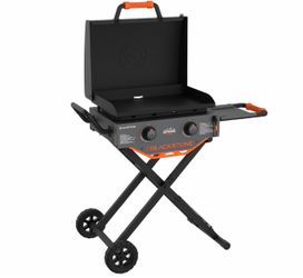 Blackstone Adventure Ready Outdoor Griddle, 2-Burner 22" Propane Flat Top Grill with Flexfold® Legs,