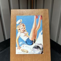 Pinup Cigar Box
