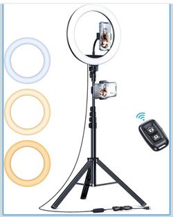 10" Ring Light with 63" Tripod Stand