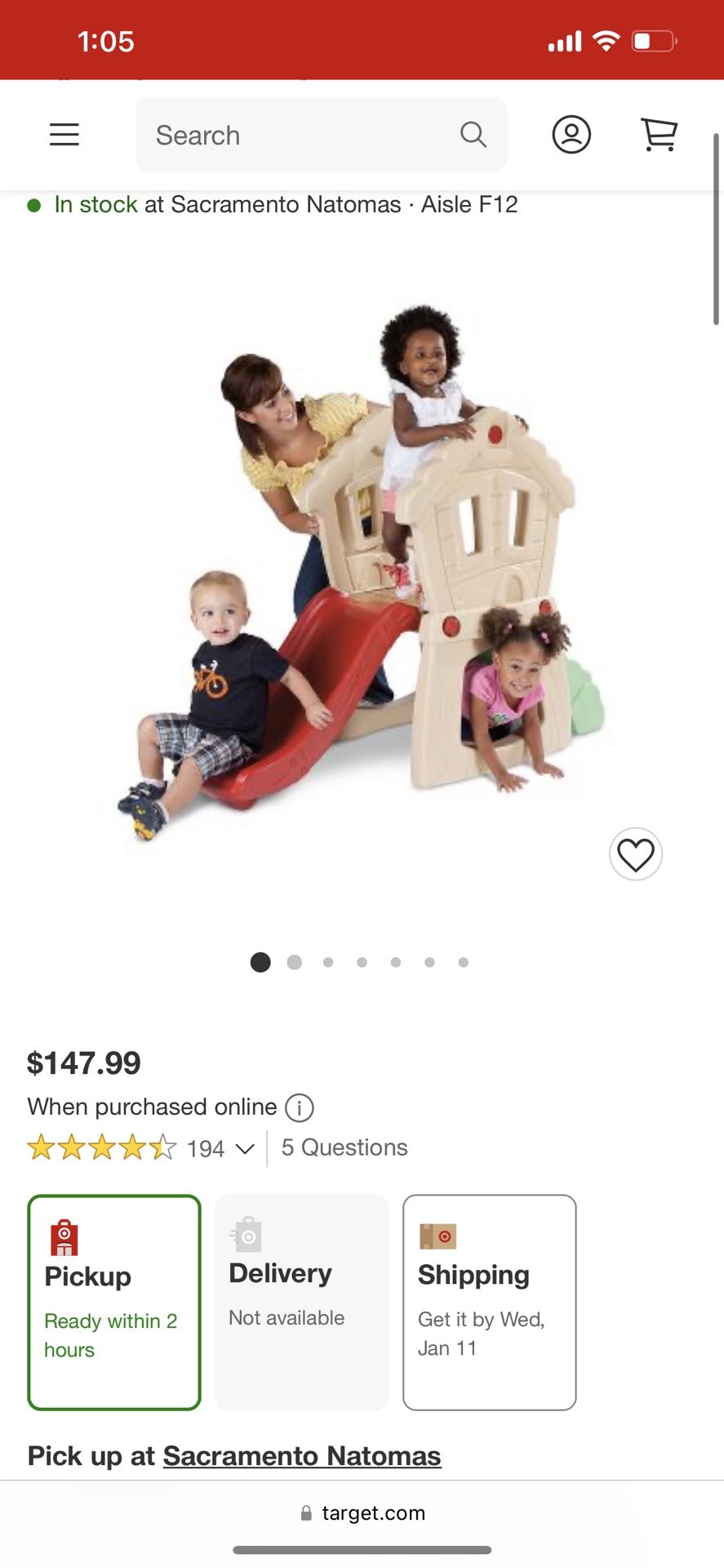 Little Tikes Swing Set