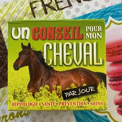 horse calendar in french