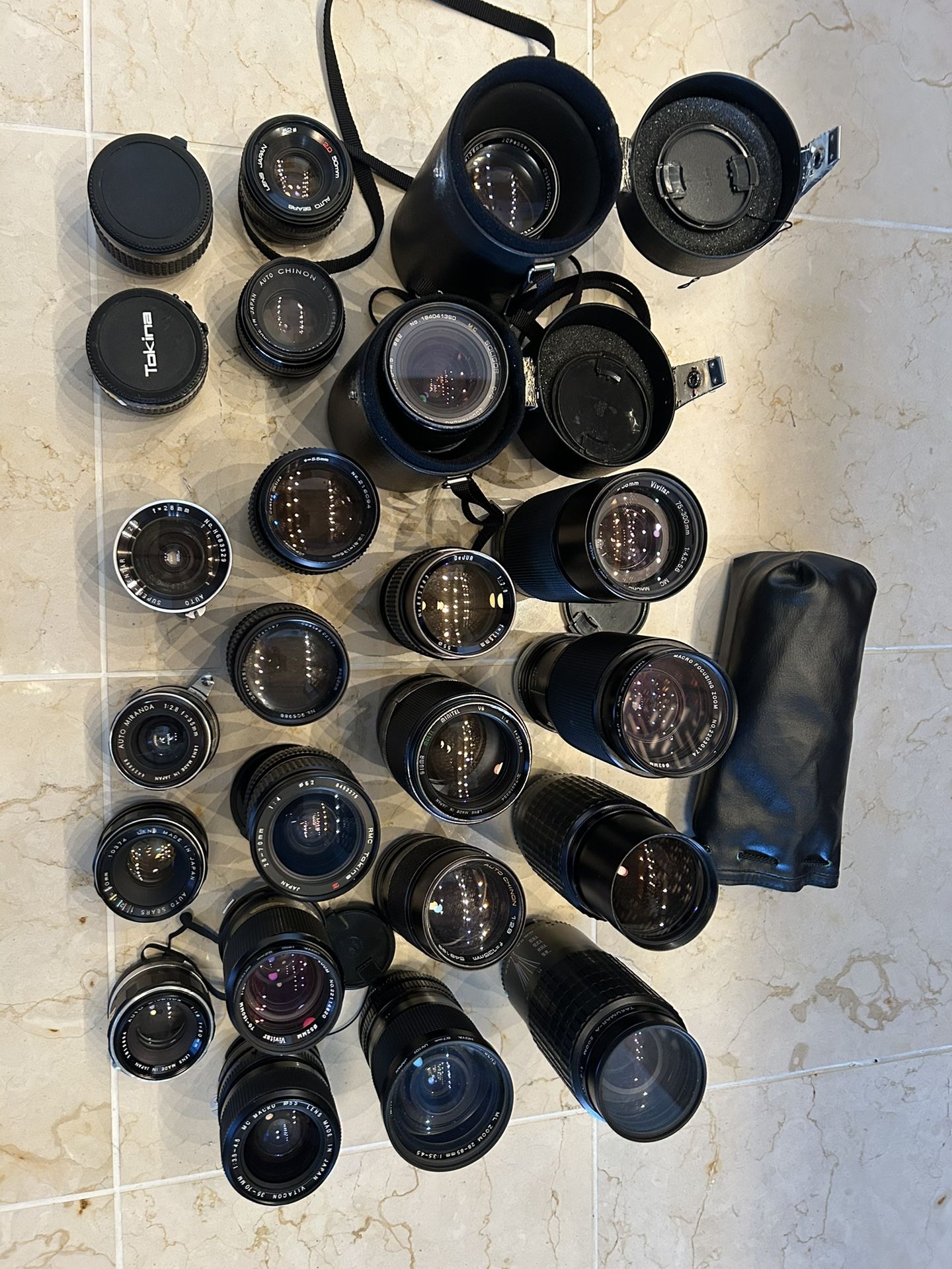 camera lens lot