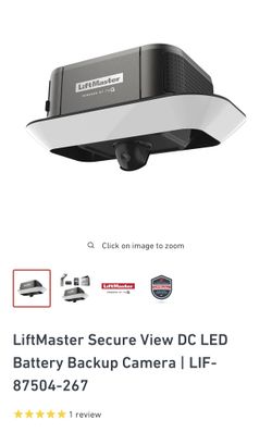 Garage Door Opener 87504 With Camera