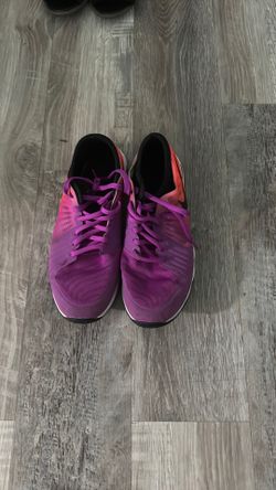 Women’s Nike Shoes – Purple & Fluorescent Orange – Size 7.5