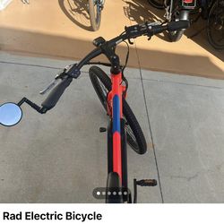 Rad Red Hot Electric Bicycle