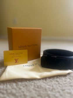 Belt LV Monogram Design Black
