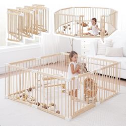 Wooden Foldable Baby Play Pen