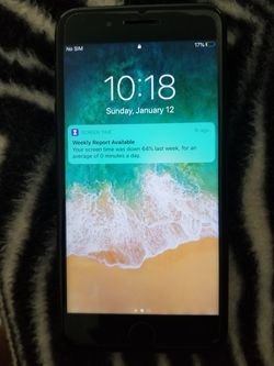 Unlocked iPhone 7 plus