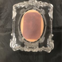 Crystal wedding picture frame