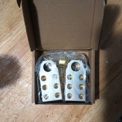 (Brand New) Polished/Gold 0 Gauge Battery Terminals 