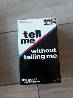 Party Game- tell me with out telling me