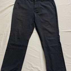 Banana Republic Pants Bottom Aiden Chino W35 x L30 Blue Zipper Closure Men