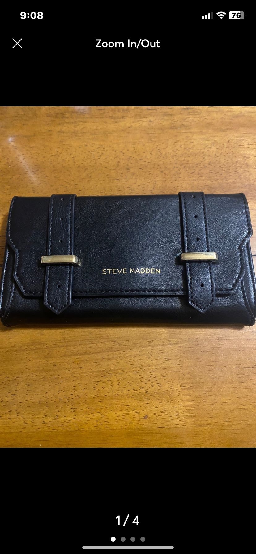 Black Steve Madden Wallet