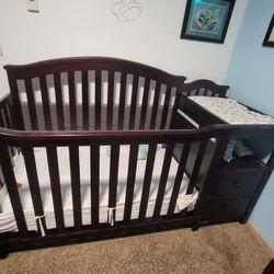 Crib To Toddler Bed With Changing Table