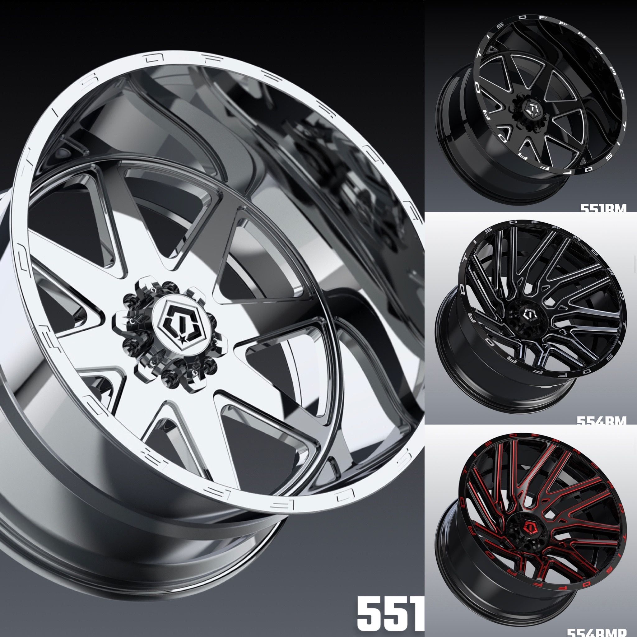 20X12” 22X12” 24X12” TIS OFF ROAD WHEELS ON SALE WE DO FINANCE CALL OR MSG FOR PRICE 