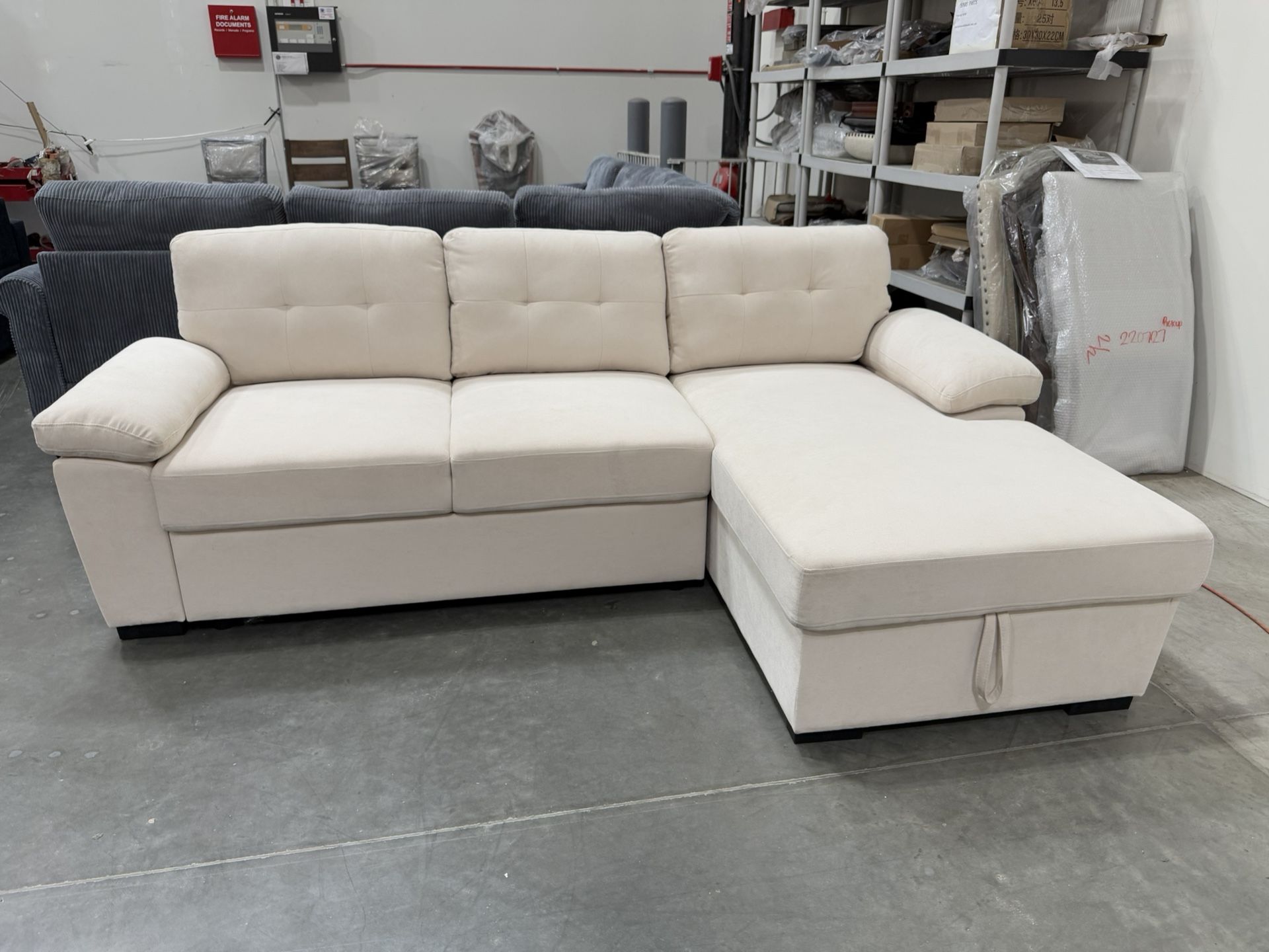New! Sectional Sofa, Ivory Sectional, Sectional With Storage Chaise, Upholstered Sectional, Beige Sectional, Comfortable Sofa, Couch, Sectionals, sect