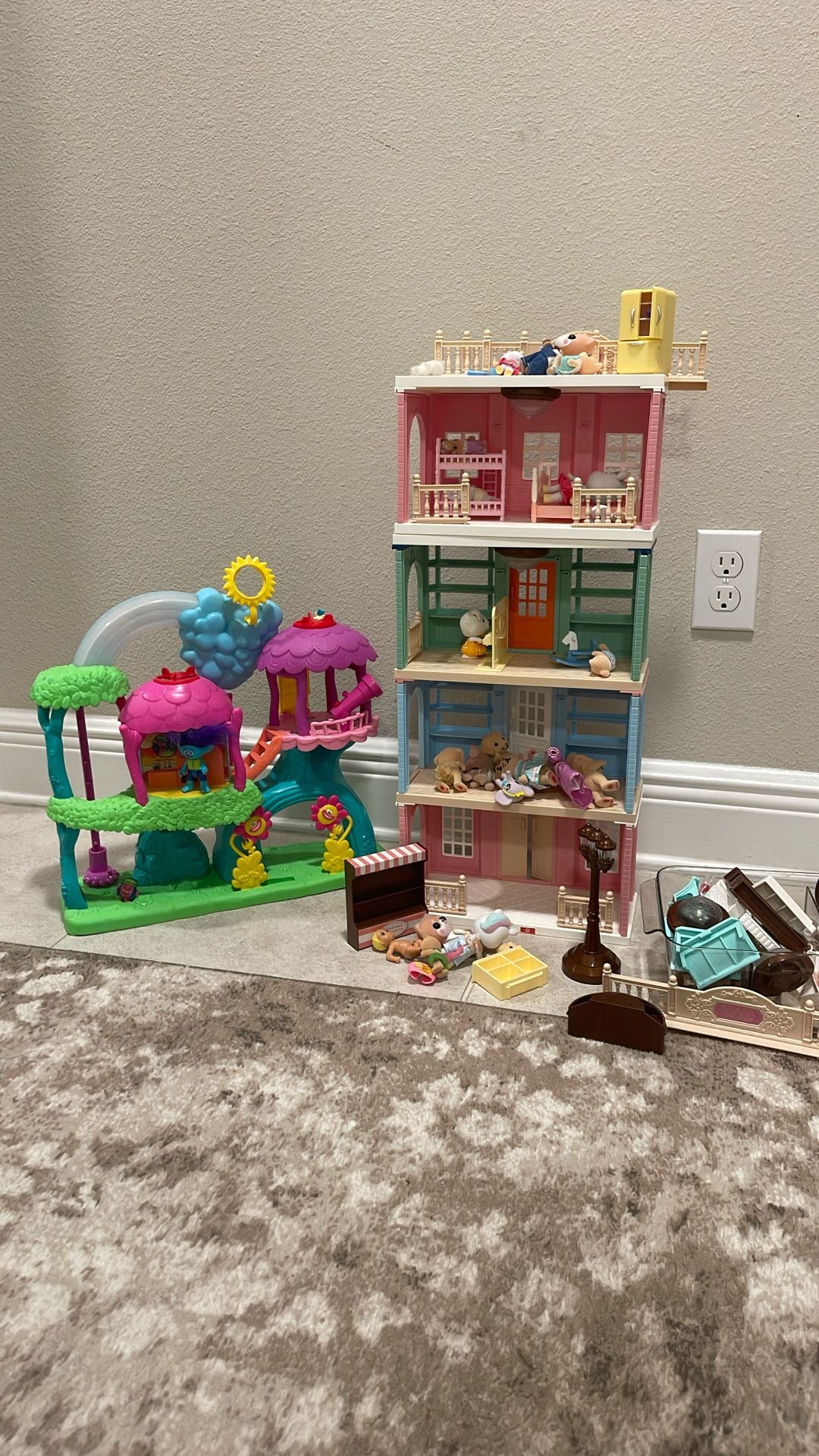 Kids play doll sets