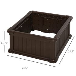 🥬 Outdoor Vegetable Planter Box | Durable Raised Garden Bed