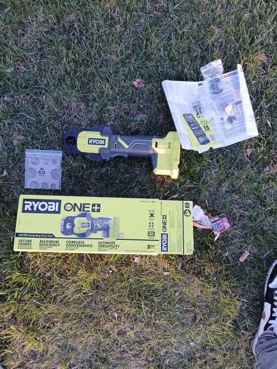 Ryobi 18v One Plus 18v Crimp Press Ring Tool Plumbers Brand New