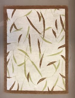 AREA RUG CUSTOM DESIGNED 3x5 100% wool Tibetan NEW AREA RUG TIBETAN INTERIOR DESIGNER QUALITY 100% WOOL SIZE: 3x5 CUSTOM DESIGNED ONE OF A KIND AREA R