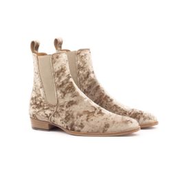 Oro the Reggio velvet Chelsea boots size 9