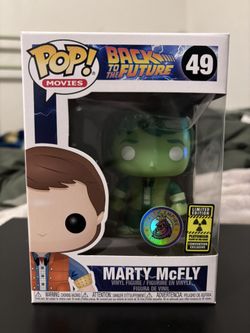 Marty Mcfly Plutonium Funko W/ Loungefly Backpack