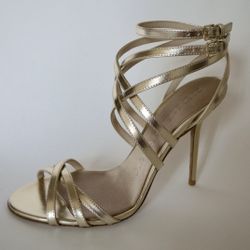 Burberry Gold Heels