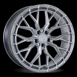20X8.5 TRAKLITE FLOW TECHNIK HYPER SILVER Wheels