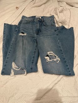 Rsq ripped baggy womens jeans size 4 Small