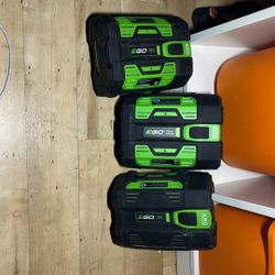 Ego Power Batteries And Charger 