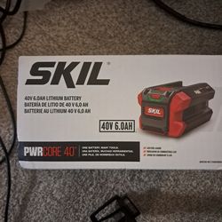 Skil lithium battery 40v 6.00ah new
