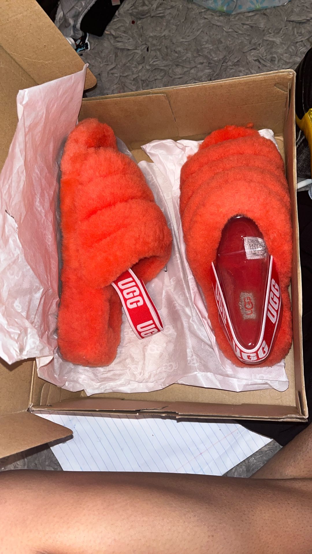 Fluffy Yeah Ugg Slides