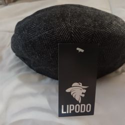 Flat Cap Checked Pattern By Lipodo