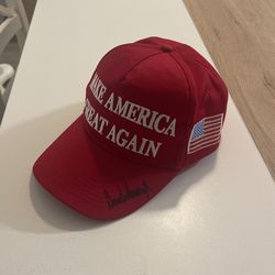 Trump Hat Autograph