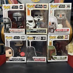 Star Wars Funko Pops 