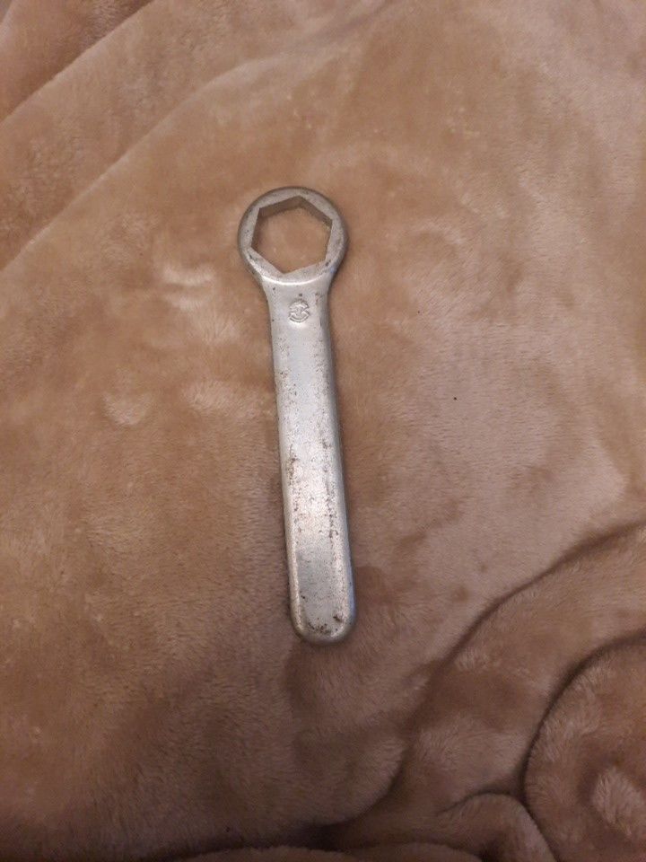 Vintage RK motorcycle Spanner Wrench. 22mm. Good Condition!