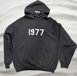 Fear of God Essentials 1977 Hoodie - Dark Oatmeal / Iron