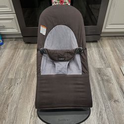 Baby Bjorn Bouncer - Black And Gray - Freshly Washed In Baby Dreft Detergent