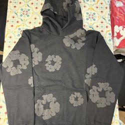 Denim Tears Black/Black Pullover Hoodie Size M