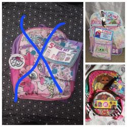 Star Wars Or LOL Backpack With Lunch Bag Each $25