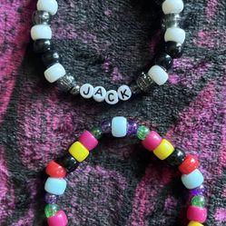 Nightmare Before Christmas Kandi Bracelets Jack And Sally
