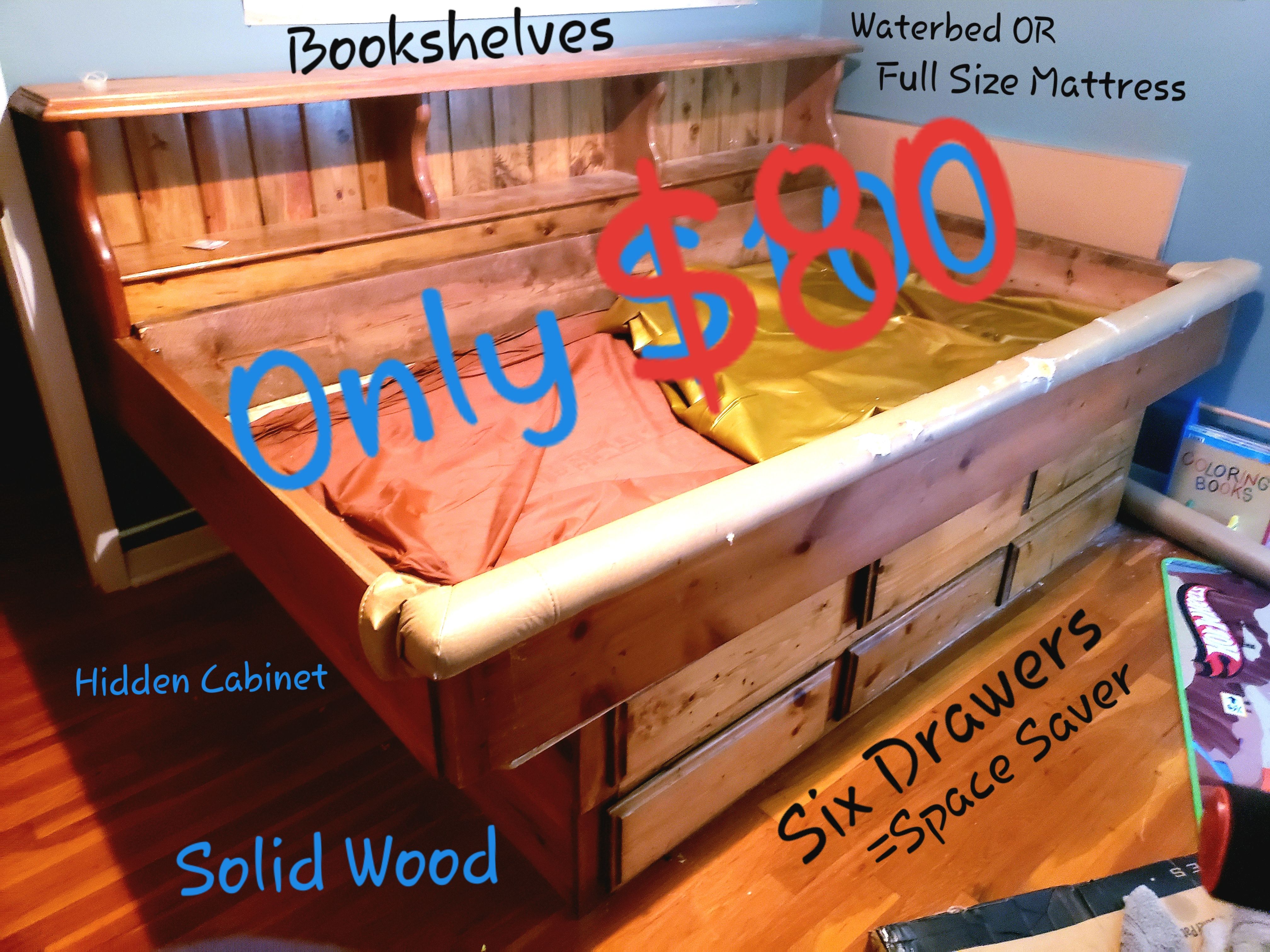 Full Bed Frame /Waterbed
