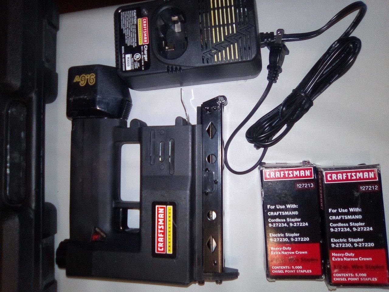 Craftsman stapler 9 6v battery powered for sale in phoenix az offerup
